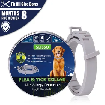 

Adjustable Waterproof Pet Collar Cat Dog Accessories Long-term Protection Anti Flea Ticks Mosquitoes Outdoor Pet Dog Collar