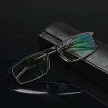 Новые мужские деловые квадратные прогрессивные мульти фокус очки для чтения с диоптриями переходное солнце фотохромные очки для чтения NX