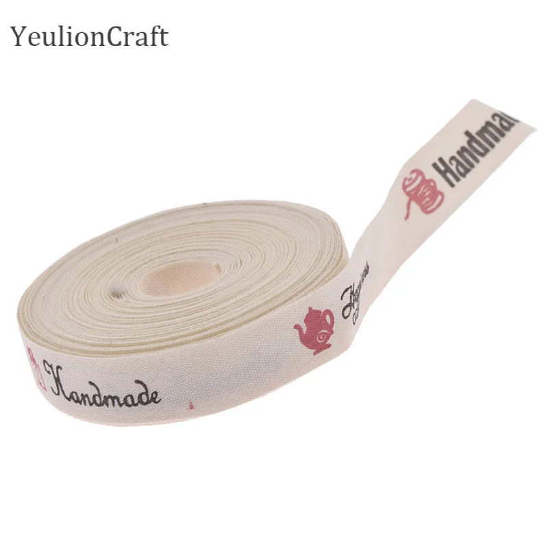 YeulionCraft 10 м ручной работы из хлопчатобумажной ткани метки одежды для Diy одежды сумки Швейные аксессуары