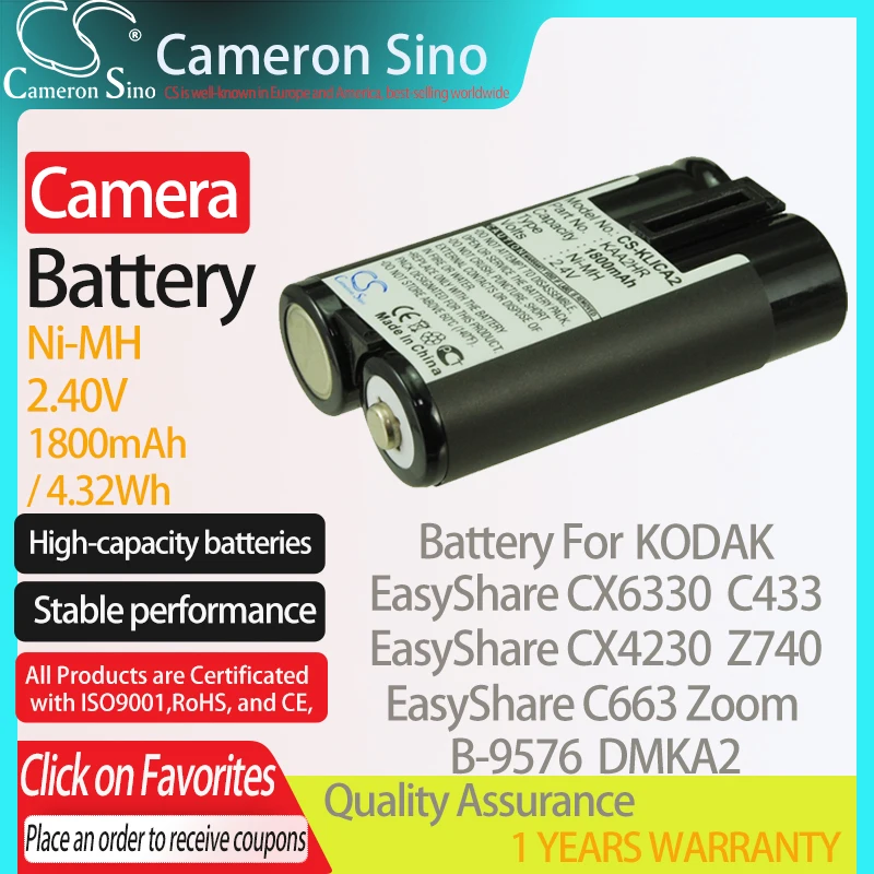 Ni-mh Batería Para Kodak Easyshare C713 Zoom Easyshare Z710 Easyshare Dx3500 Nuevo 