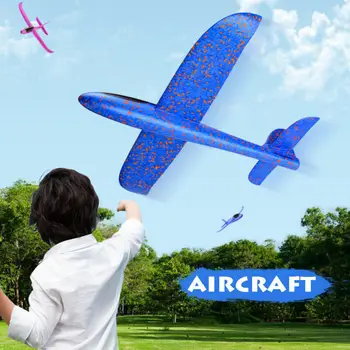

Outdoor Kids Toys Kids Gifts Foam Hand Throw Airplane Aircraft Launch Glider Plane Model Convolution