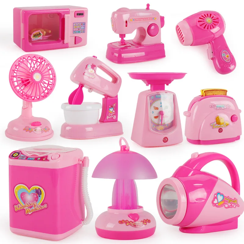  Children Model Mini Small Appliances Toy Set Multi-functional Electric Play House Kitchen 12 Pieces - 4000211281649