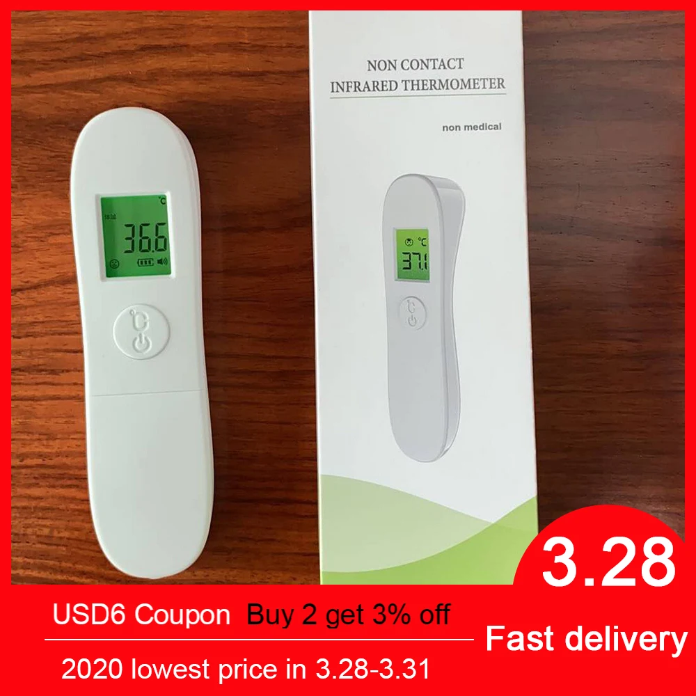 

Digital Thermometer Infrared Baby Adult Forehead Non-contact Infrared Thermometer With LCD Backlight Bestselling dropship