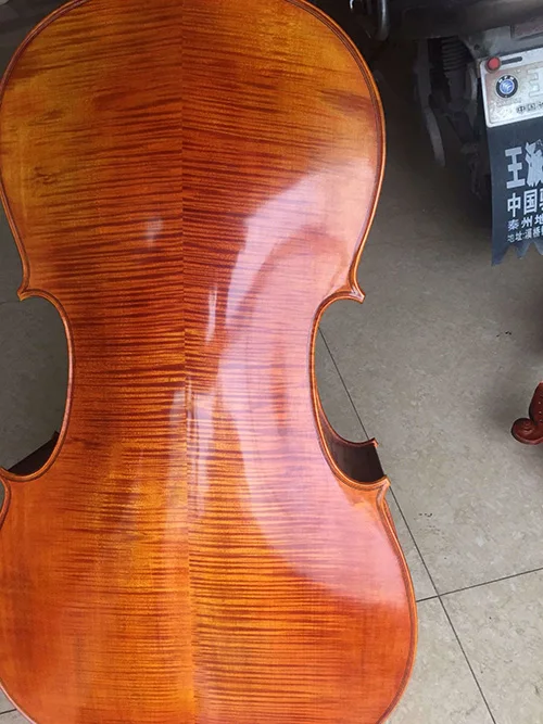 

High quality handmade cello stringed instrument portable cello 4/4 3/4 solid wood natural grain cello professional violoncello