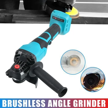 

105mm 9000rpm Cordless Angle Grinder 18V 800W Polishing Machine Cutting Tool Without Battery Multi-function Power Tools