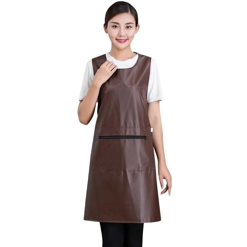 Kitchen Accessories Colorful Design Cooking Kitchen Aprons For Women Men Chef Apron Stain Resistant Bib Apron With Pocket 