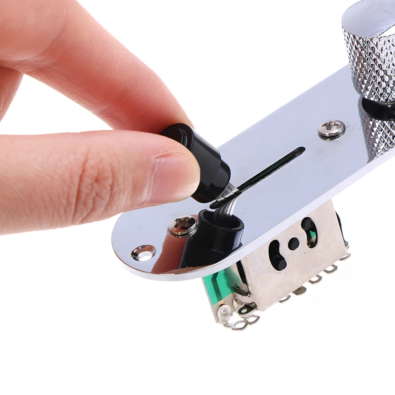 1Pc High Quality Chrome Tele Telecaster Guitar Parts 3 Way Wired Loaded Prewired Control Plate Harness Switch Knobs | Спорт и