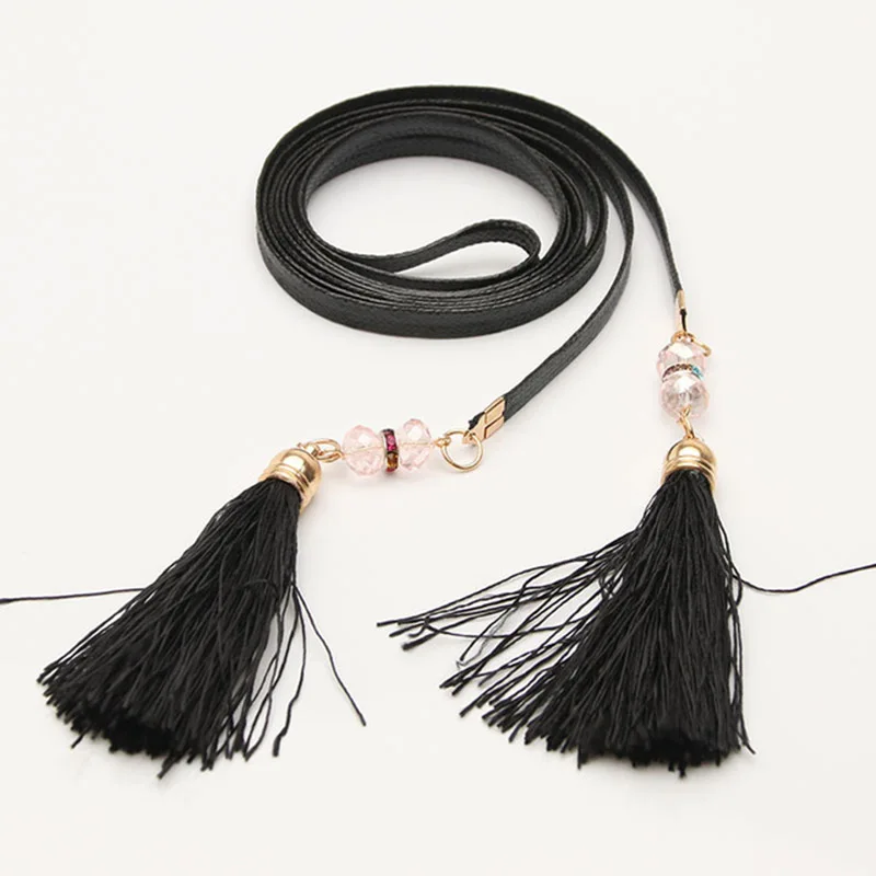 2019-New-Thin-Black-PU-Leather-Belt-Waistband-Women-Long-Dress-Strap-Tassel-Fringe-Rope-Chain.jpg_640x640 (1)