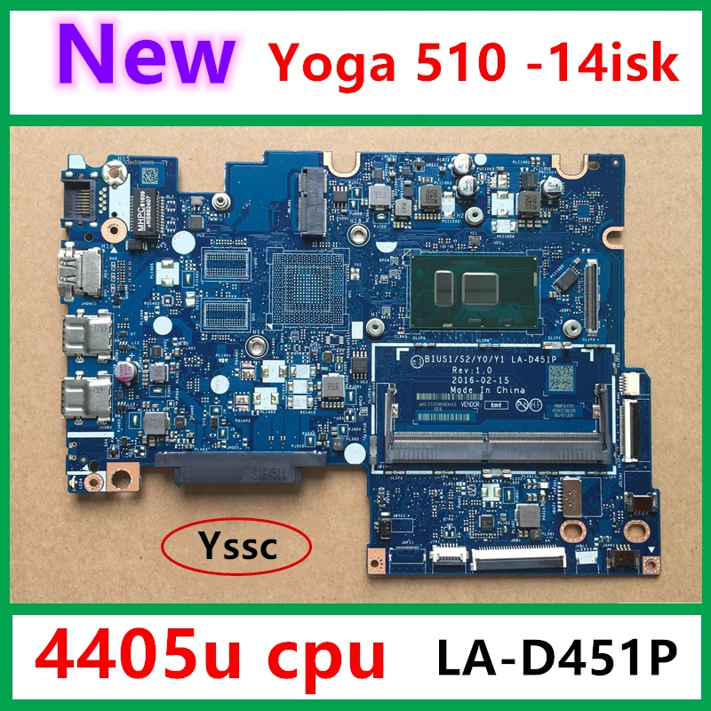 Новая материнская плата 5B20L45972 для ноутбука Lenovo Yoga 510 14ISK Flex 4 1470 BIUS1/S2/Y0/Y1 системная