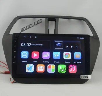 

10.1" rotate screen quad-core 2.5D IPS screen android 8.1 Car GPS radio Navigation for suzuki sx4 S-Cross 2014-2016