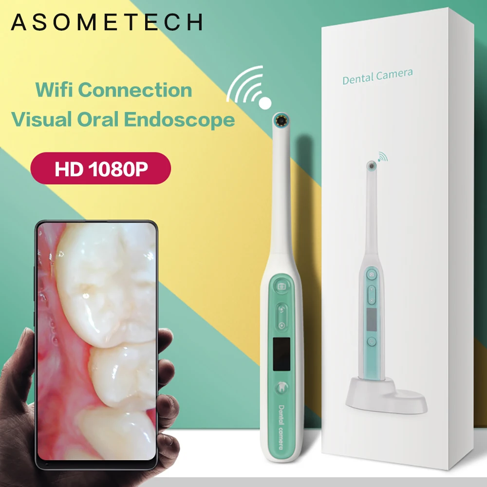 Wi-Fi мини камера-эндоскоп внутриротовая стоматологическая камера 1080P HD