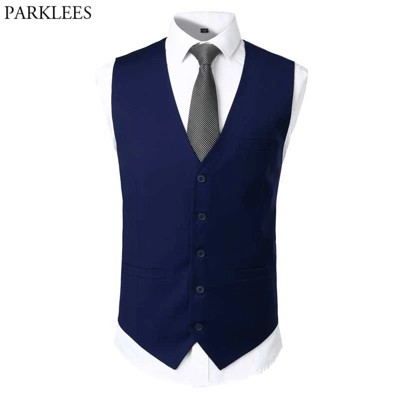 blue vest mens