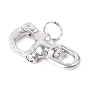 

Swivel Snap Shackle Marine Boat Yacht 316 Stainless Steel Swivels Bail Snaps Shackles Hook Marines Hardware