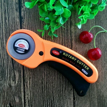 

LeatherCraft 45mm Rotary Cutter Fabric Quilt Cutter DIY Patchwork Leather Craft Sewing Tool Cuter Circular