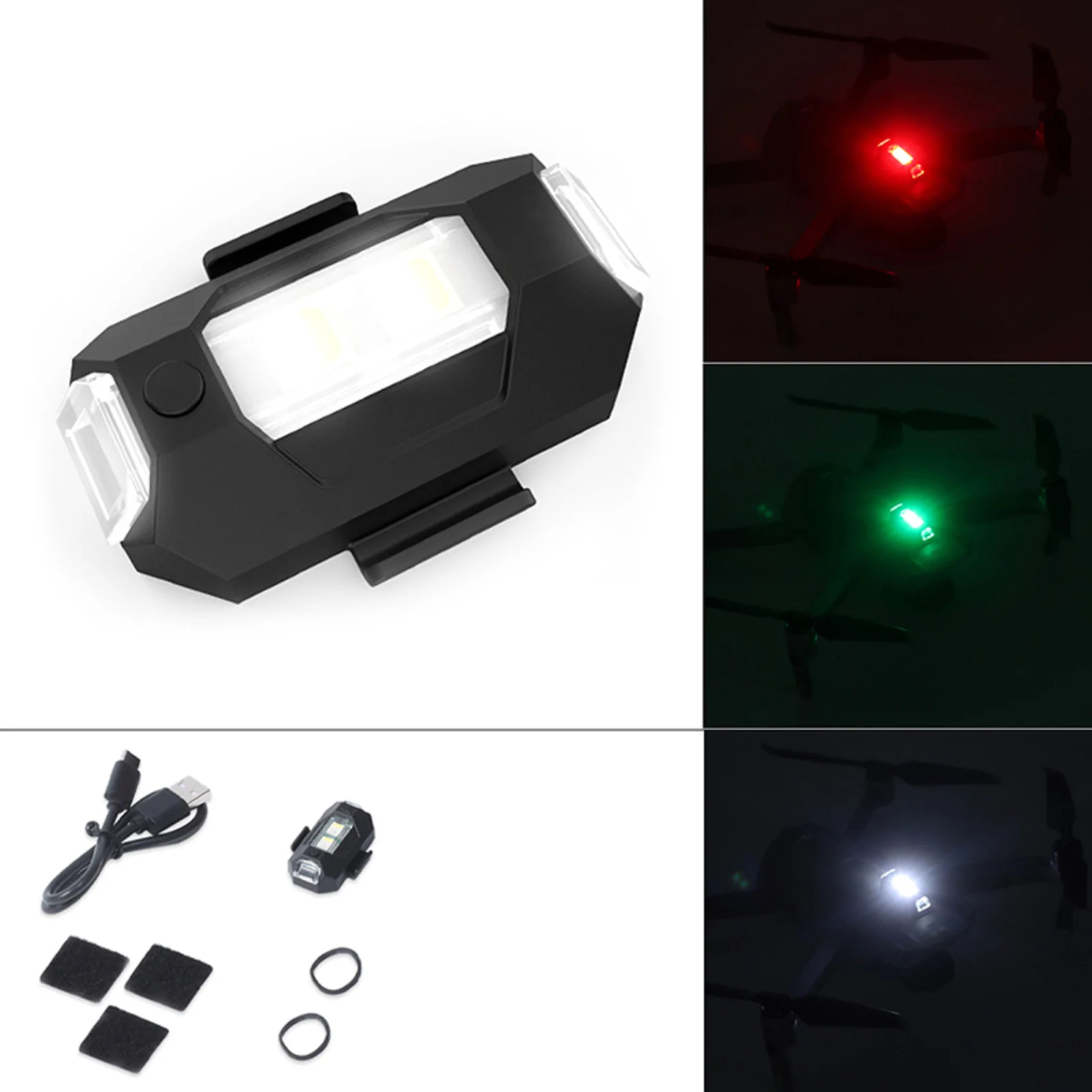 Night Flight Light Universal Drone Flash Strobe Lamp Lightweight Drone Lights Portable Anti