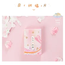 28 Sheets/Set Japanese Blessing Prayer Series Lomo Card Mini Postcard Message Card Gift Greeting Card