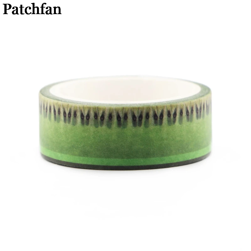 Patchfan Kiwi фрукты 90s мультфильм Забавный DIY Скрапбукинг дети Бумага васи Маскировочная Лента Печатный шаблон стикер Пастер A2341