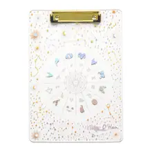 Креативный, звездное небо, А4, буфер обмена, акриловая папка для файлов, блокнот, держатель для документов, школьные офисные принадлежности, канцелярские принадлежности