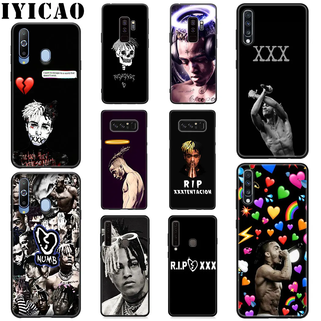 Мягкий чехол IYICAO Xxxtentacion Rapper для Samsung Galaxy A6 Plus A9 A8 A7 2018 A3 A5 2016 2017 Note 9 8 | Мобильные