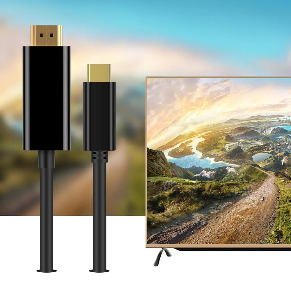 

USB-C HDMI Converter Adapter USB C to HDMI Adapter 4K 30Hz Cable Type C HDMI for MacBook Samsung Galaxy S10 Huawei Mate P20 Pro