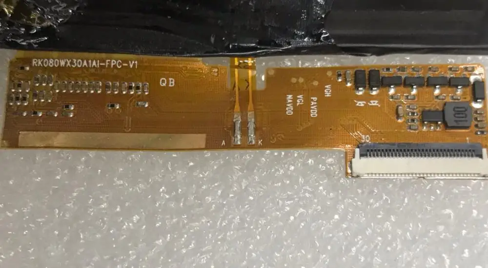 º ǻ LCD ÷ ȭ RK080WX30A1AI-FPC-V1 RK080AWXI3001
