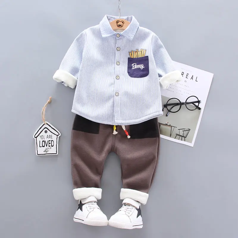 Children Clothing Winter Warm Toddler Boy Clothes Outfit Kids Clothes