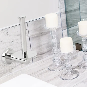 

Towel Rack Paper Tissue Holder Organizer Set Bathroom Kitchen Door Back Cabinet for Household Bathroom Decoration