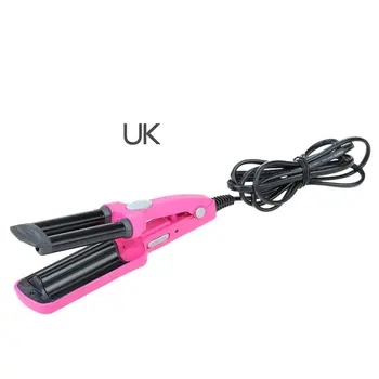 

Portable Mini Styling Clip Small Three Tube Curling Iron Hair Straightener Mini Curly Hair Artifact Hairdressing Supplies