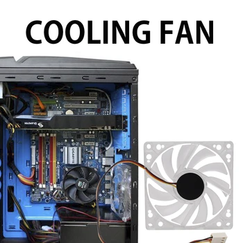

80mm 2 Pin Connector Cooling Fan for Computer Case CPU Cooler Radiator For Drop Ship