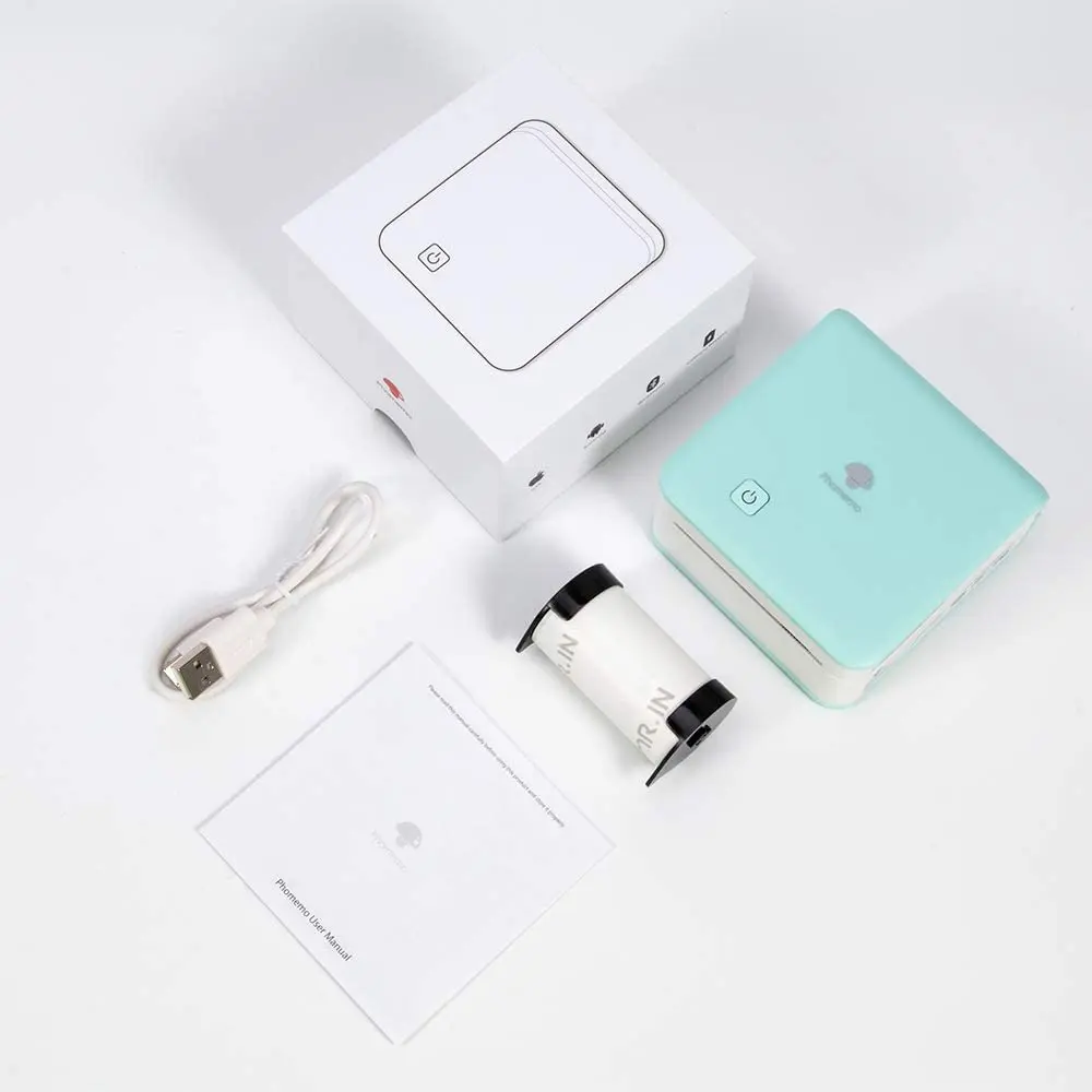 Термопринтер Phomemo M02 Pro 300 точек/дюйм Bluetooth портативный карманный мини принтер с