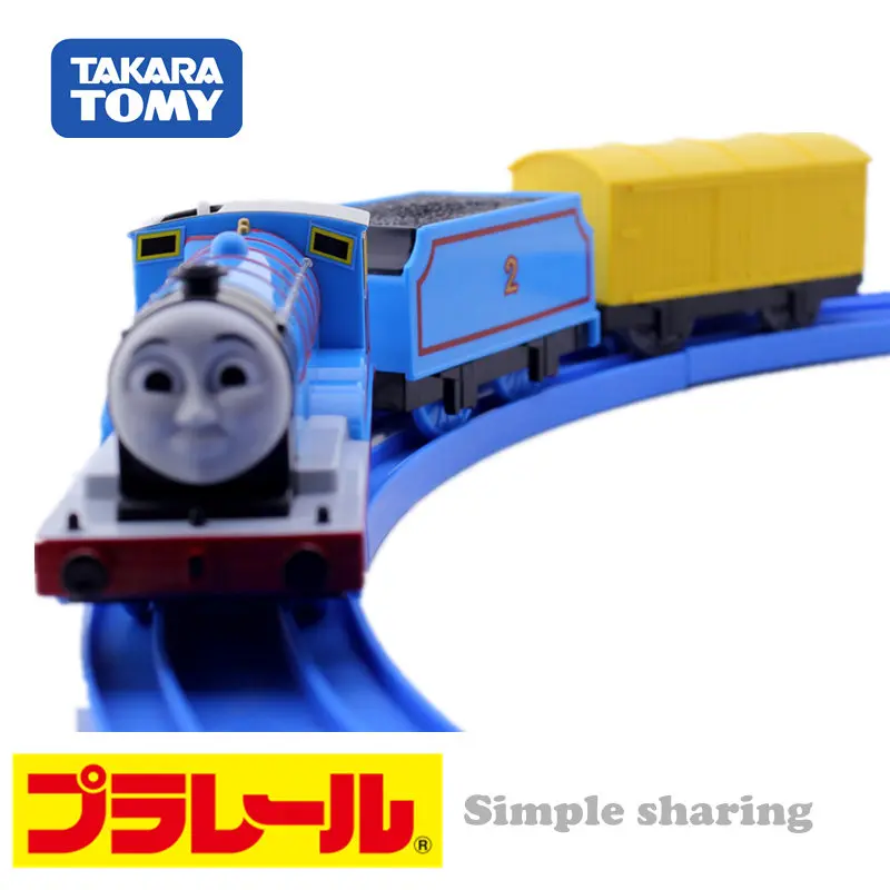 Takara Tomy Pla Rail Plarail поезд и друзья TS-02 Эдварда Японии железнодорожный поезд моторизованный Электрический локомотив модель игрушки