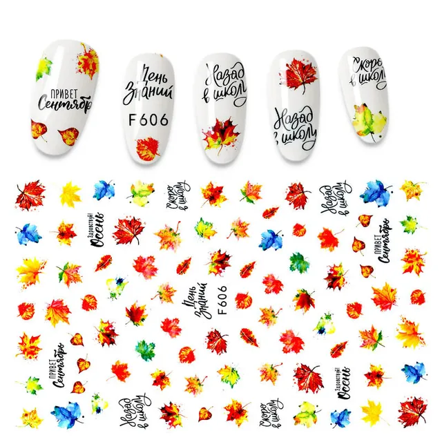 The New 3D Nail Sticker Cool English Letter stickers for nail Foil Love Heart Design Fashion Manicure Stickers A140293