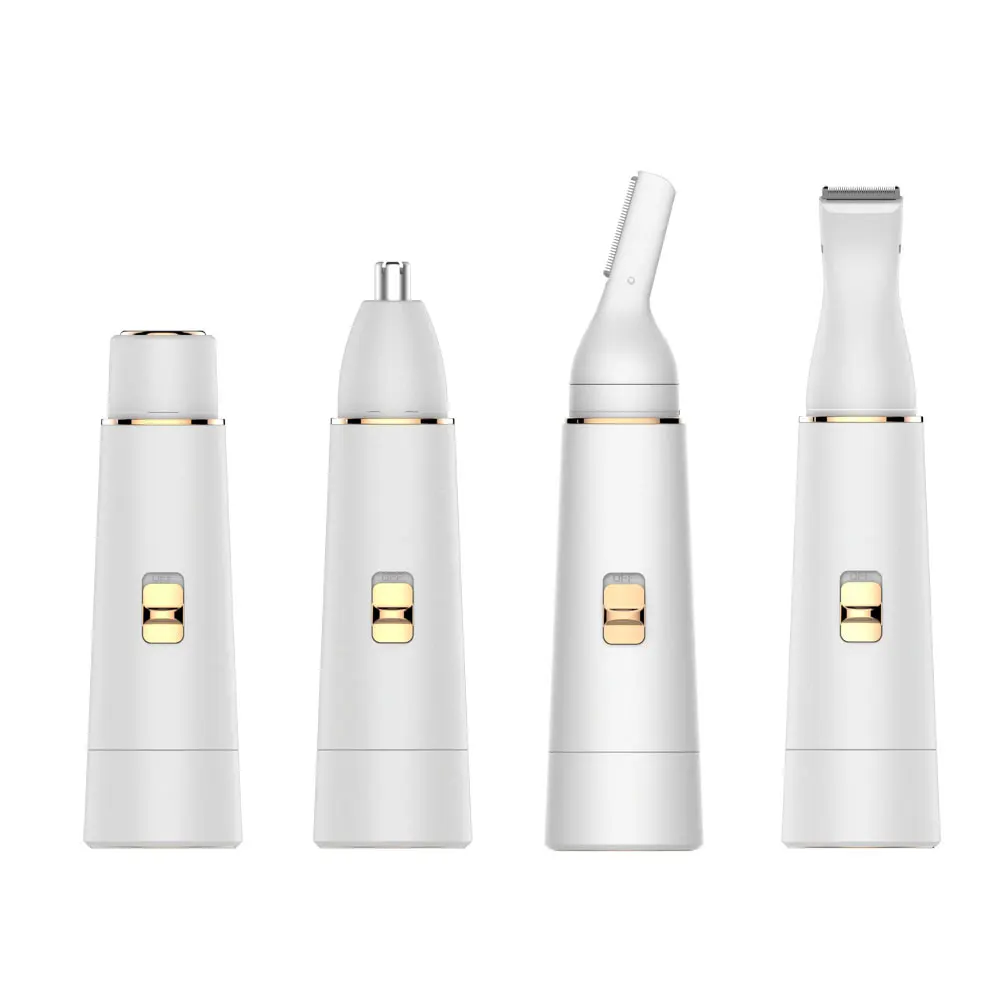 

Electric Epilator Safety Hair Trimmer Four in One Hair Removal Usb Portable Epilator Multiple Connectors All-Round Shaving