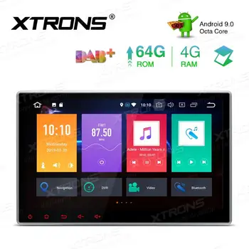 

10.1" Android 9.0 Pie OS Double Din Car DVD Multimedia 2 Din Car Navigation GPS Two Din Car Radio with Car Play Function Support
