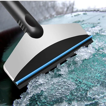 

Stainless Steel Winter Ice Scraper Portable Windshield Window Snow Scraper Ice Shovel Car Cleaning Tool Window Cleaner HOT