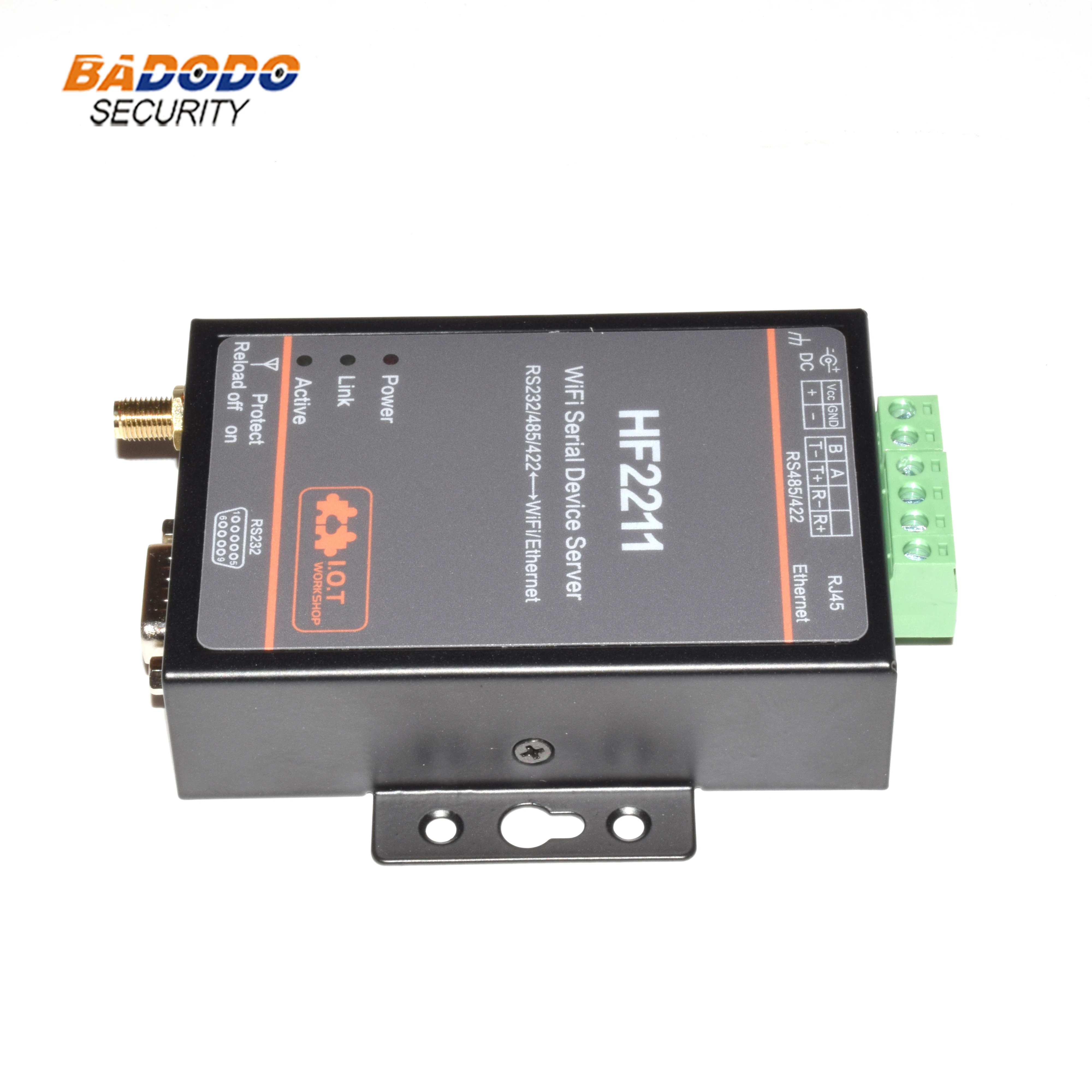 Последовательный сервер HF2211 RS232/RS422/RS485 для Wi Fi/Ethernet Поддержка TCP/IP/Telnet/Modbus сетевой