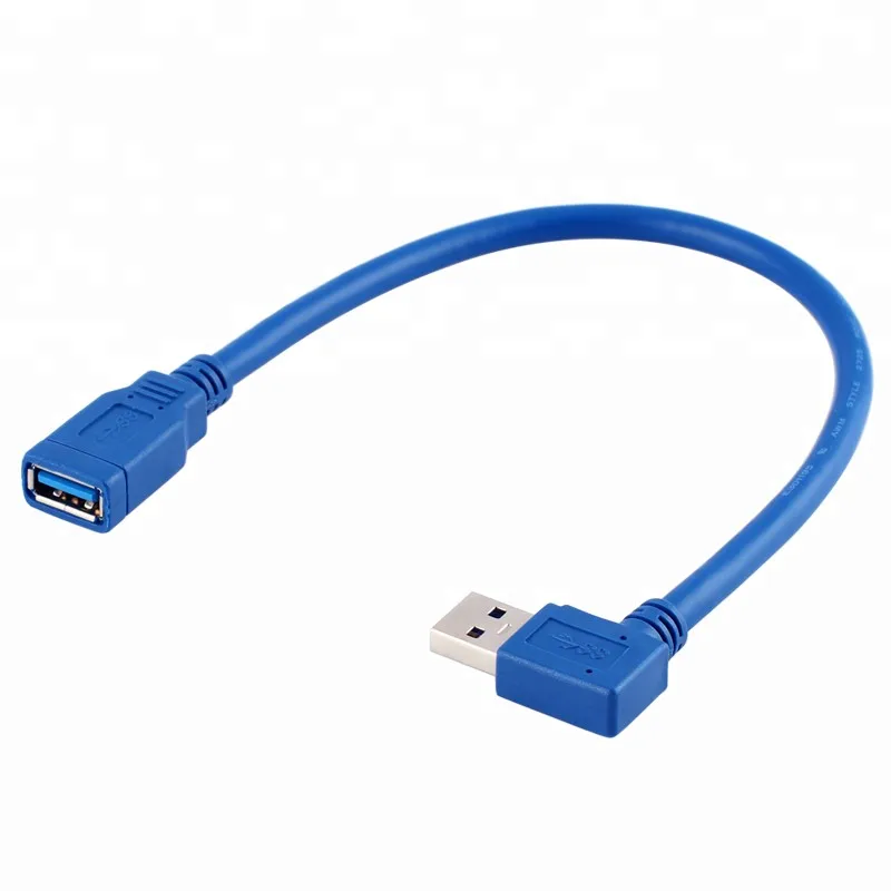 3 шт. SuperSpeed USB 3,0 Прямоугольный кабель для передачи данных для мужчин и женщин USB 3,0 AM-AF