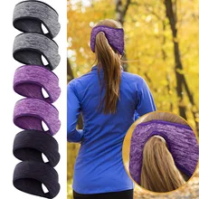 Novo inverno respirável quente velo orelha capa feminina meninas faixas de cabelo correndo bandana suor esportes ao ar livre earmuffs