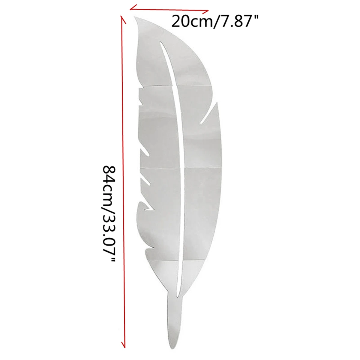 3D зеркальная виниловая наклейка на стену с перьями, наклейка, сделай сам, художественная роспись комнаты, съемная настенная бумага, домашний декор