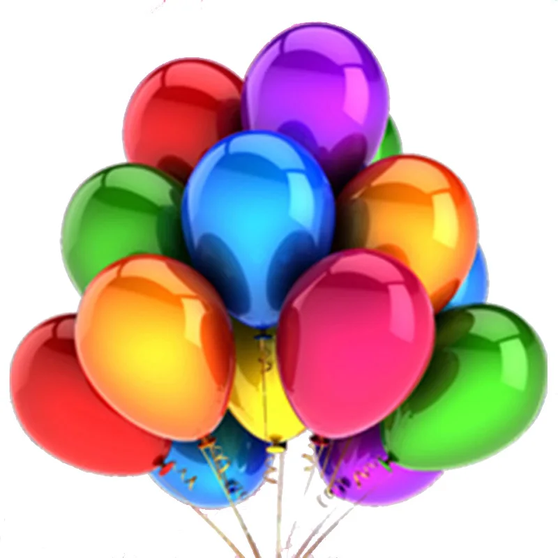 latex balloon 10/20/30pcs 10/12inch Glossy Metal Pearl Latex Balloons Colors helium Air Balls Wedding Birthday Party Decoration Inflatable