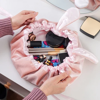 

Multifunctional Drawstring Cosmetic Bag Women Travel Necessary Makeup Toiletry Organizer Portable Sloth Pouch Accessories Items