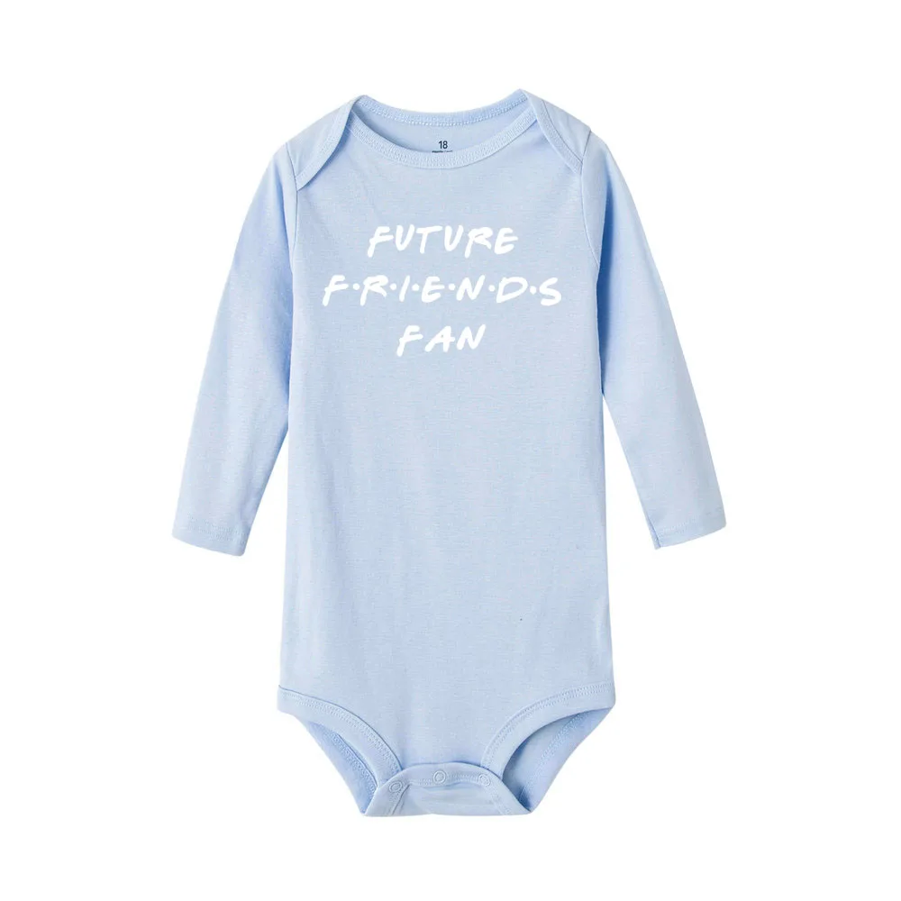 Future Friends Fan Baby Brothers комбинезоны, новорожденный, младенец, для маленьких мальчиков и девочек, хлопковый комбинезон с длинными рукавами, комбинезон для младенцев - Цвет: R874-LRPLB-