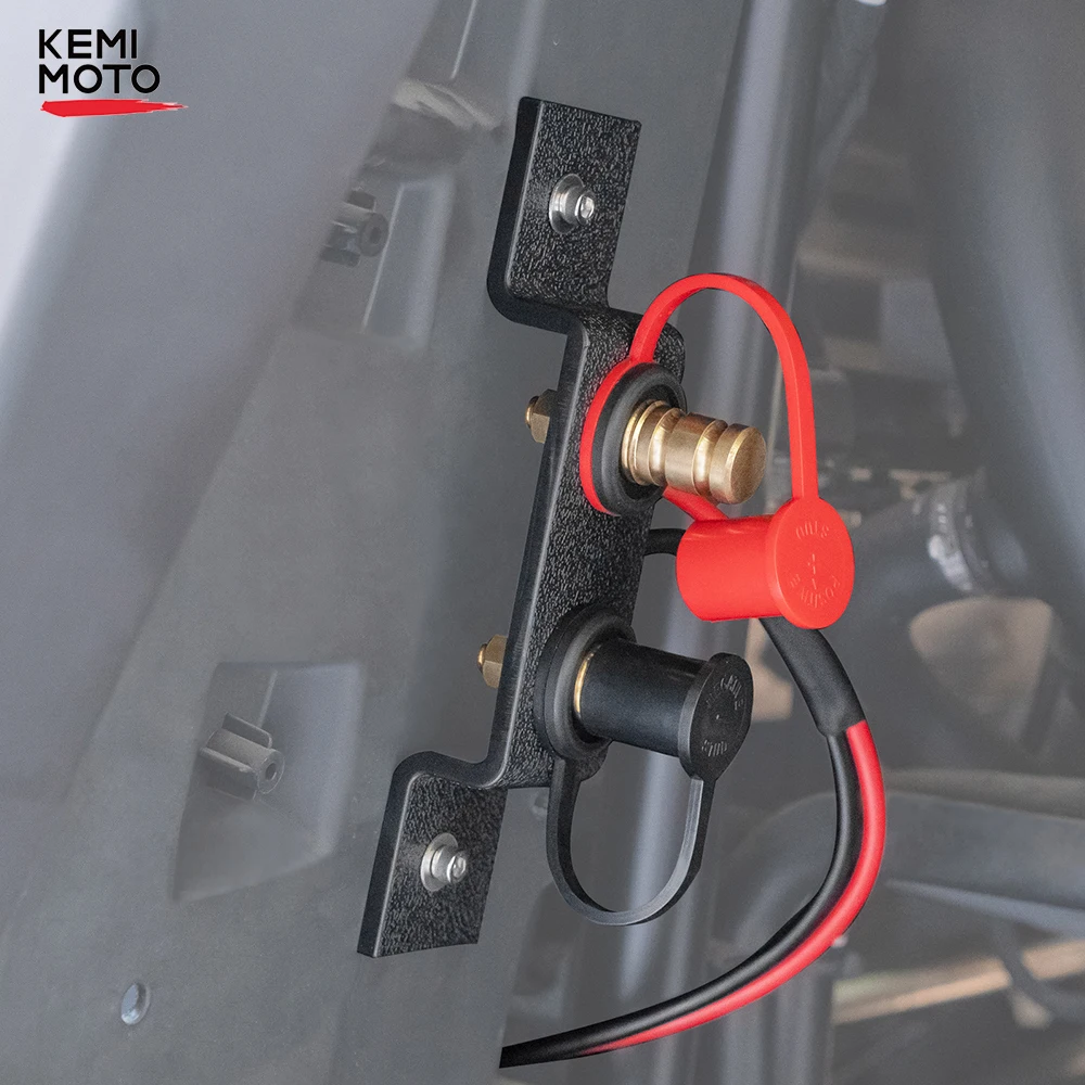 UTV KEMIMOTO Jumpstart Battery Terminal Relocation Kit for Can-am Canam Maverick X3 Polaris RZR 800 900 1000 XP CF moto | Автомобили и