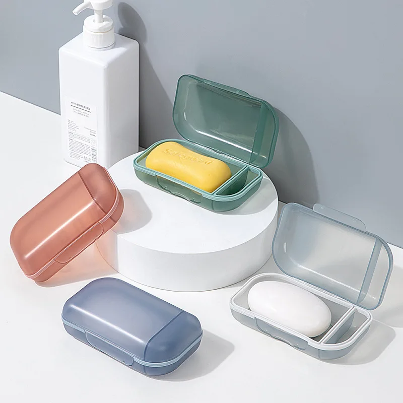 Caja de jabón doméstica a prueba de fugas, accesorios de viaje para el hogar, suministros de lavabo de baño, productos de baño