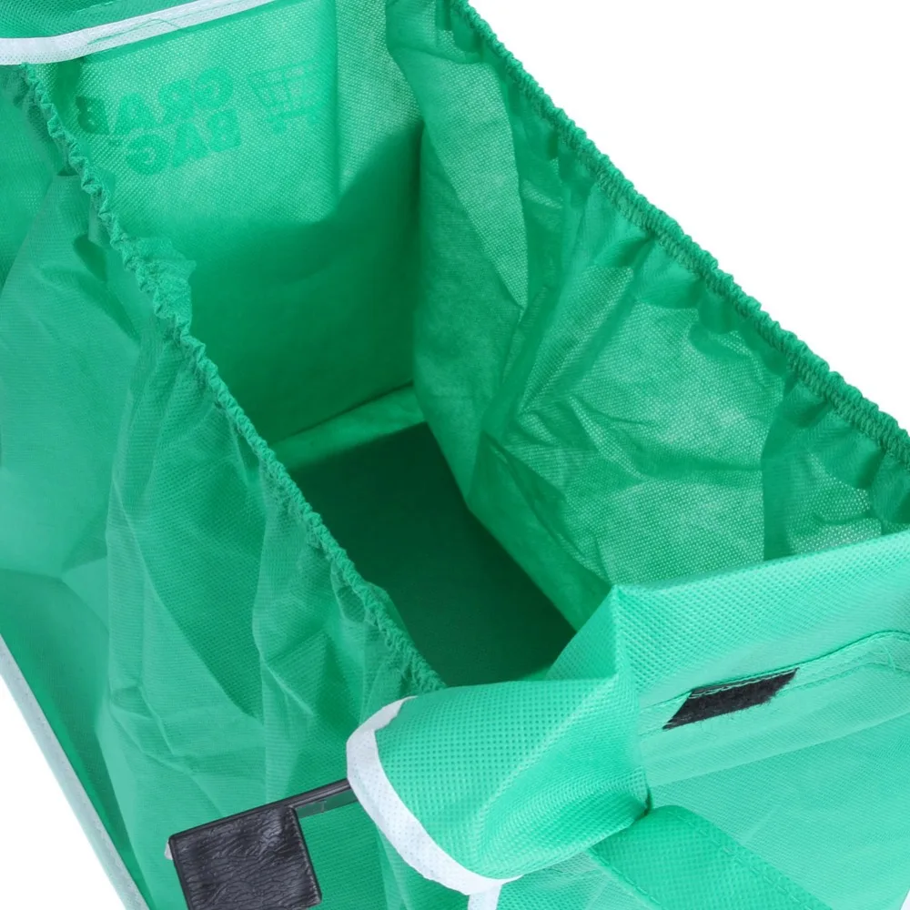 1 шт. Женская Складная Большая сумка для покупок на колесиках с зажимом в корзину, сумки для покупок, переносные многоразовые экологически чистые сумки