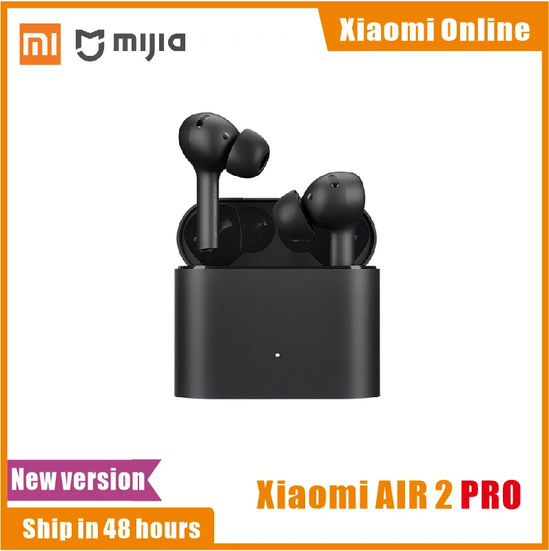 Новинка Xiaomi Air 2 Pro TWS Bluetooth Airdots Mi True беспроводные зарядные наушники с шумоподавлением 3 микрофона ENC