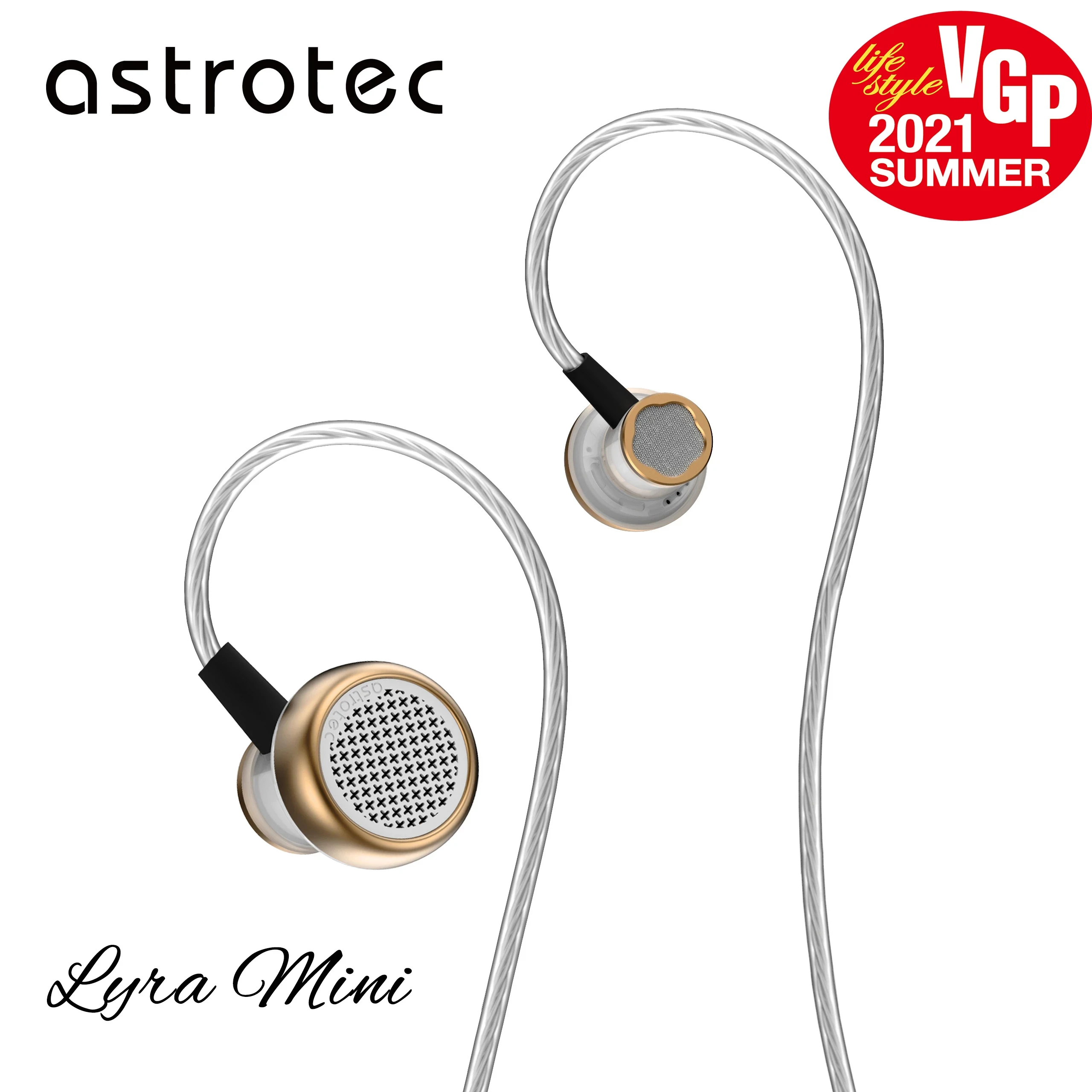 

Astrotec Lyra Mini Dynamic In Ear Wired Headphones HiFi Music Metal Earphones High Resolution Fidelity Flagship Flat Earplugs