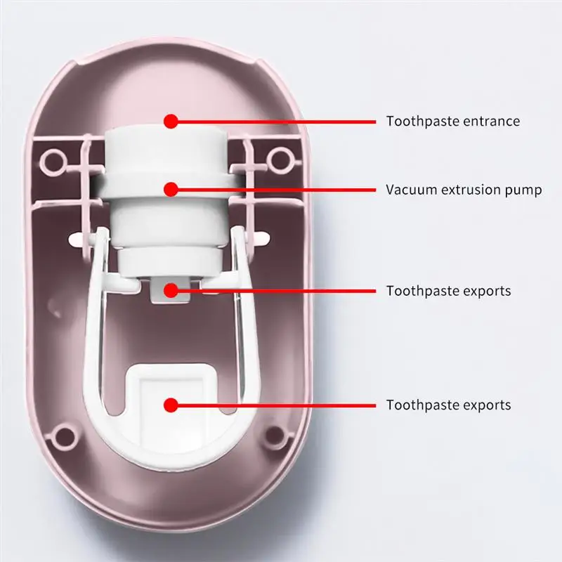 Настенное крепление подставка Автоматический Диспенсер зубной пасты, для зубной щетки держатель пыленепроницаемый Аксессуары для ванной комнаты набор зубная паста соковыжималки
