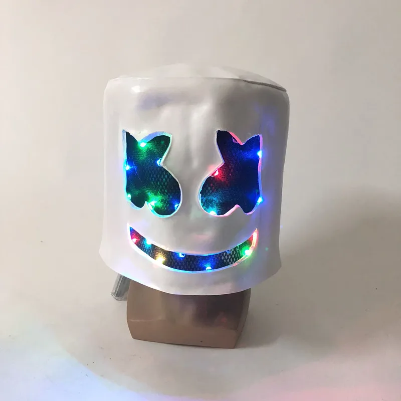 

Shining Cotton Candy DJ Head Band Baida Electric Syllable Marshmello COS Halloween Props