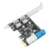 USB 3.0 PCI-E Адаптер Карты Расширения 2 Порта USB3.0 Концентратор Внутренний 19pin 19 pin Заголовок USB 3 к PCIE PCI express адаптер Карты
